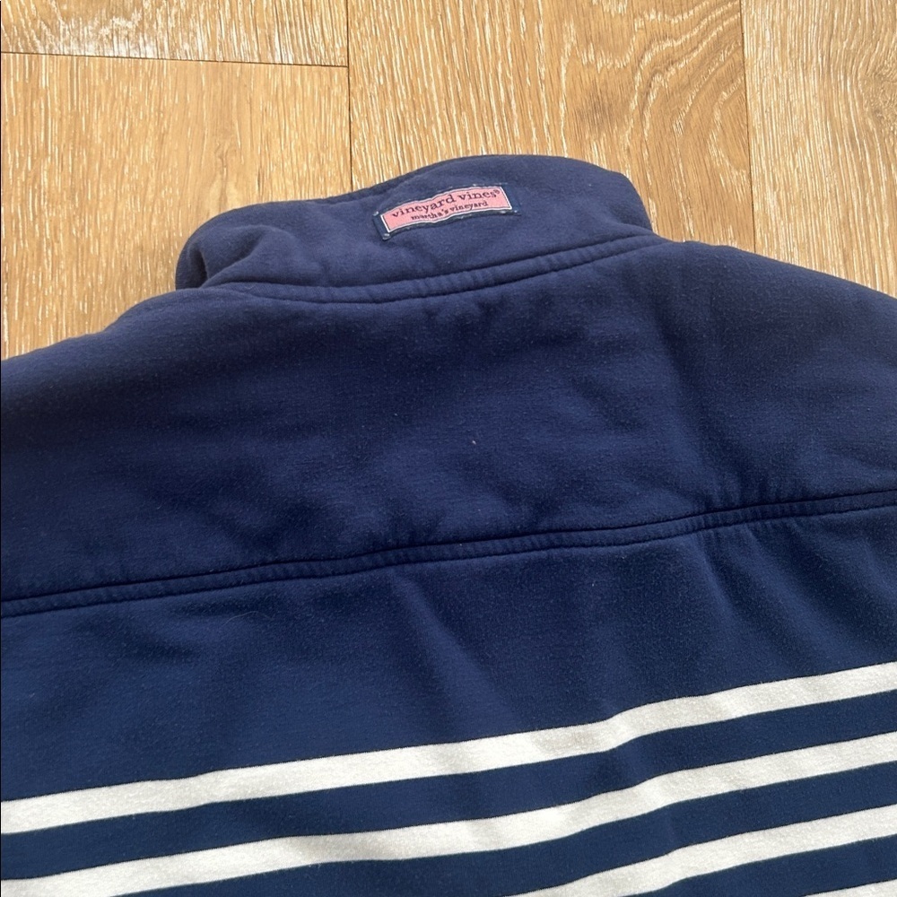 Vineyard Vines The Shep Shirt Navy White Striped - Picture 9 of 10